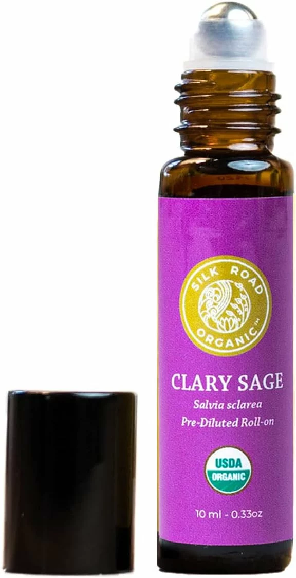 Silk Road Organic Clary Sage Essential Oil Roll