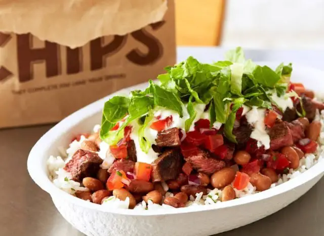 bowl of chipotle steak