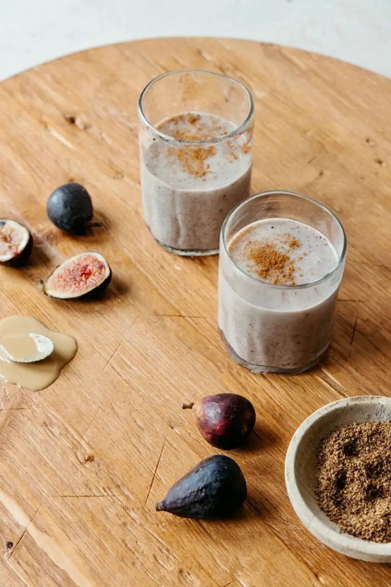 Fig smoothie.