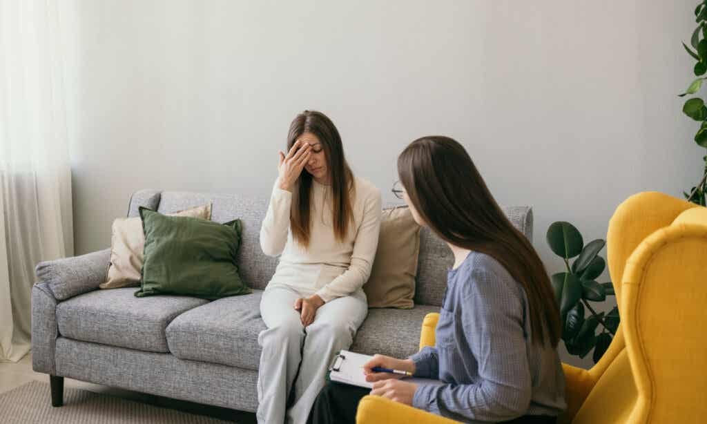 A patient in therapy treating his somatic OCD