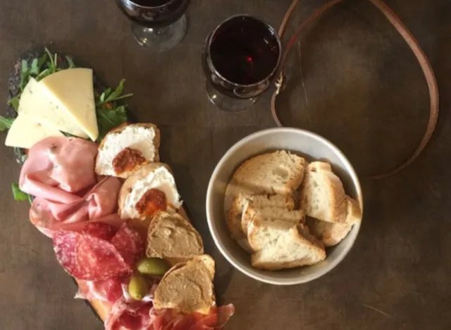 charcuterie for the girl's dinner