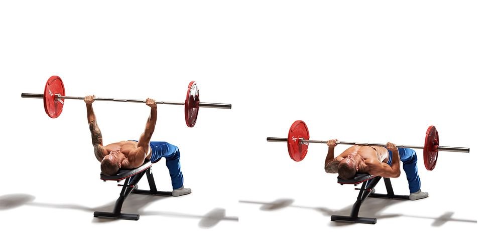 bench press with barbell